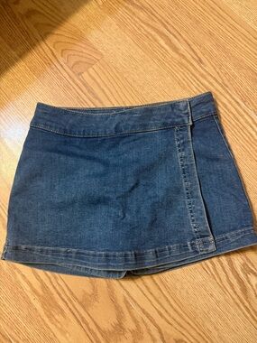 Aeropostale Dark Blue Denim Mini Skirt